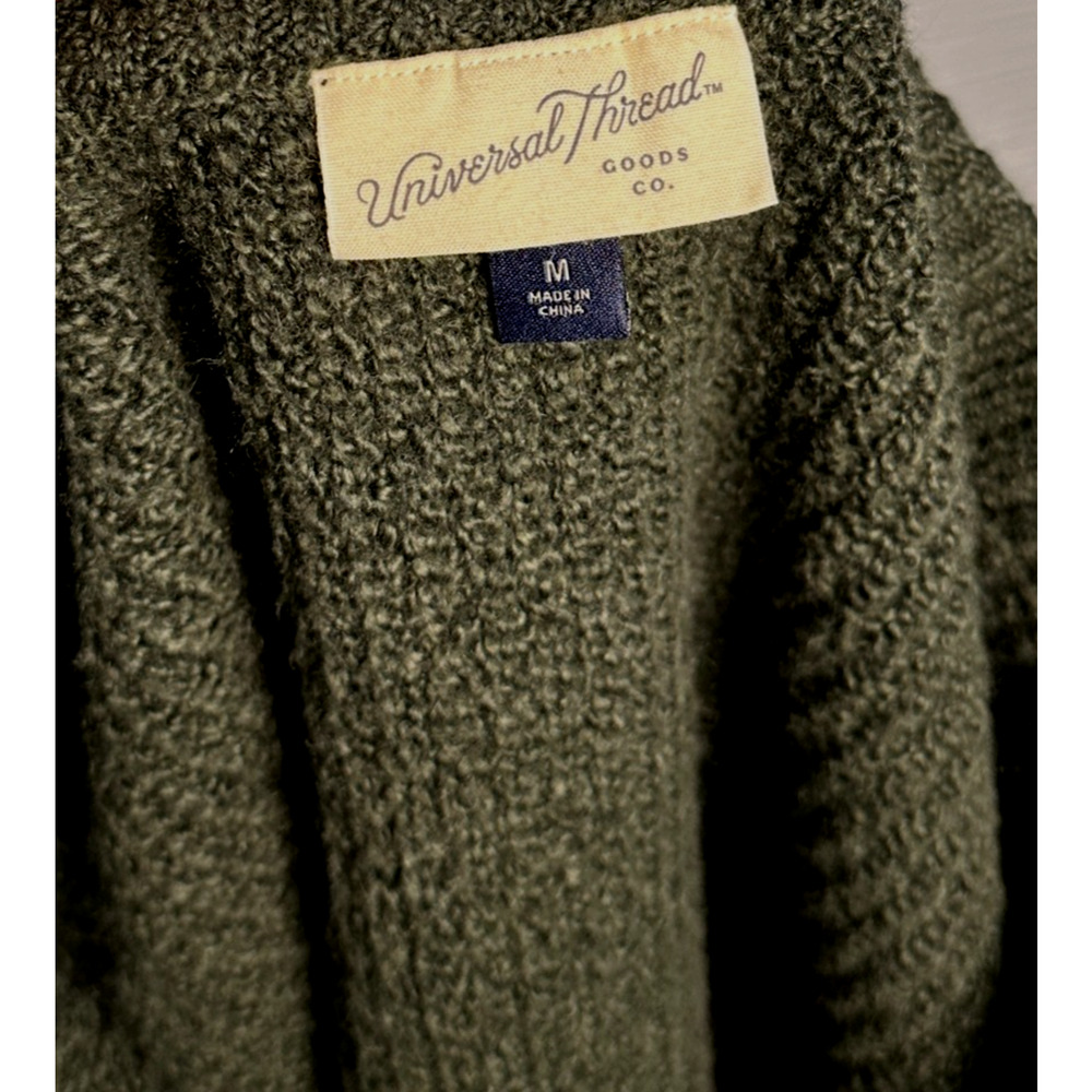 Universal Thread Forest Green Soft Ribbed Sweater… - image 4